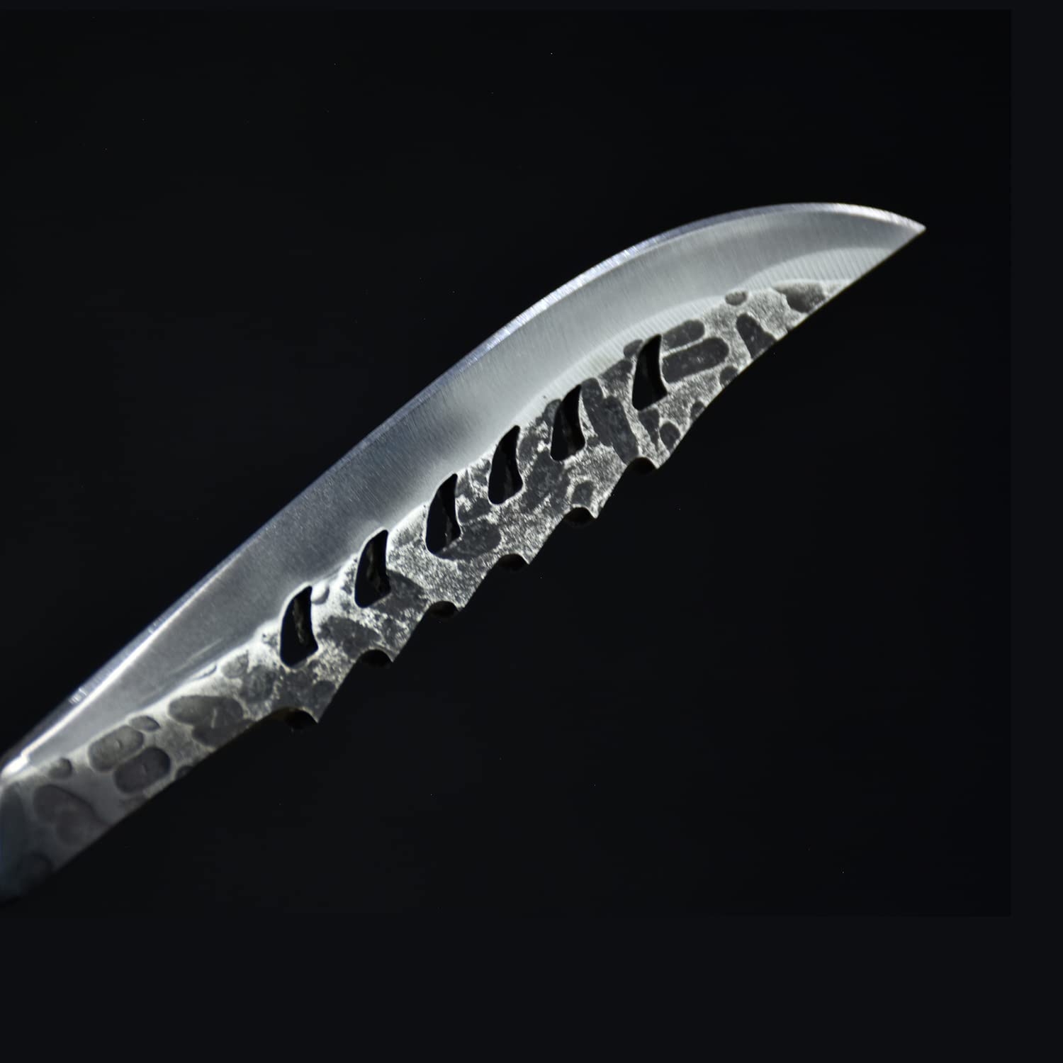 Premium Stainless Steel Guan Gong Knife - Portable, Sharp Collectible Tea Set Accessory for Home Decor, Camping & Outdoor Adventures