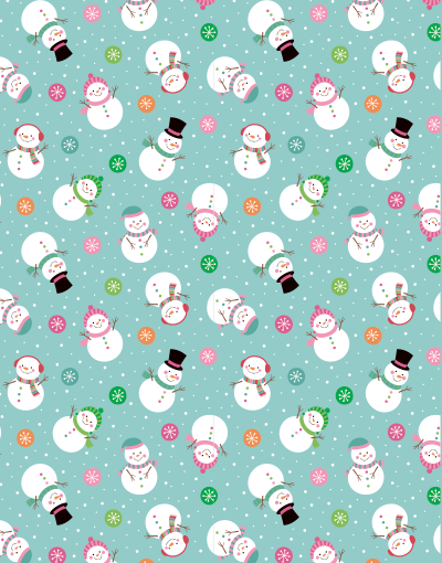 Vibrant Snowmen Scalloped Tissue Paper - Decorative Holiday Party Supplies for Christmas Crafts, Gift Wrapping & Winter Home Decor