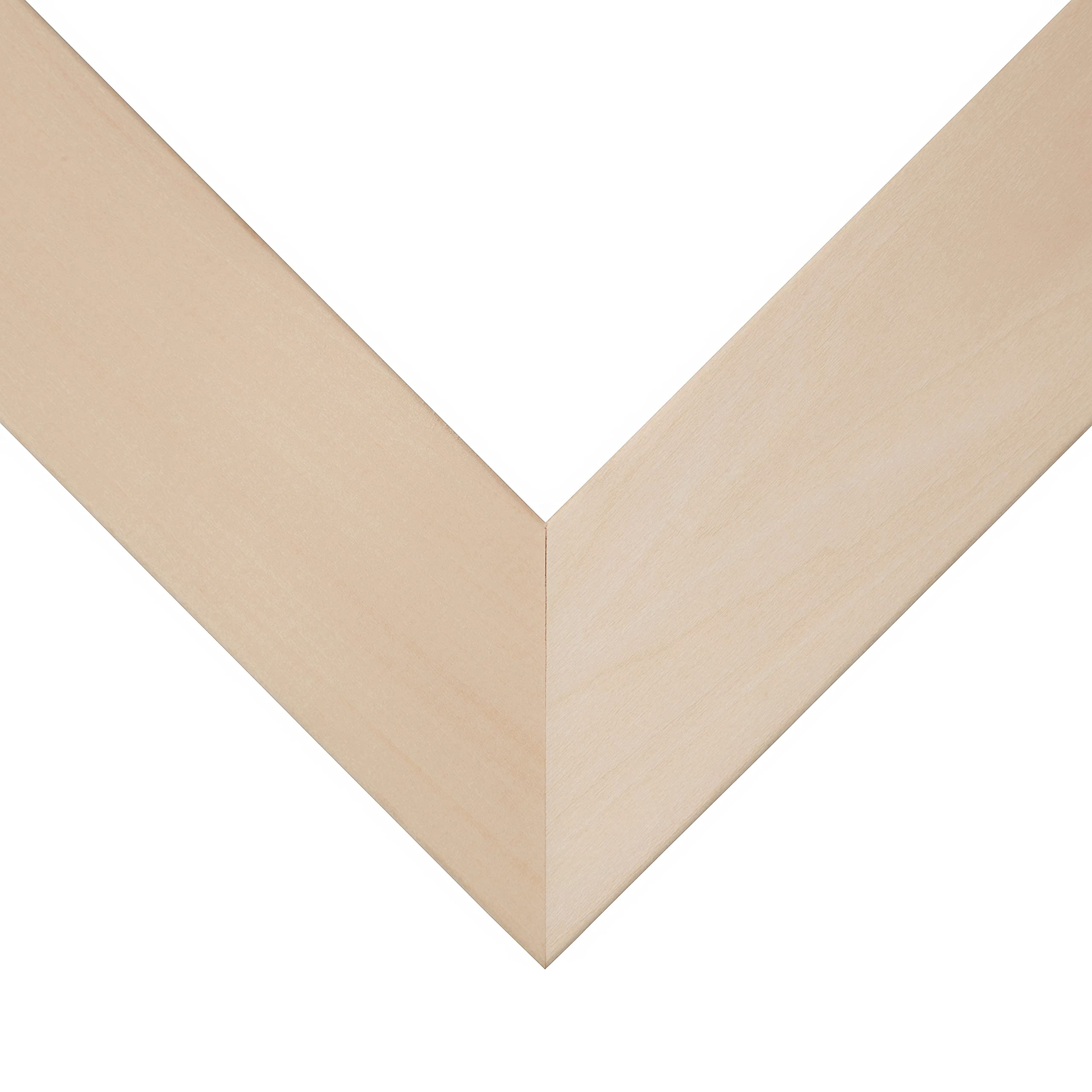 11x14 Inch DIY Unfinished Wood Picture Frame - Natural for Wall Art & Photos