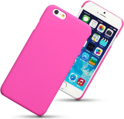 Apple iPhone 6 / 6S Hybrid Shockproof Rubber Case - Pink | Slim Protective Cover for Everyday Use, Travel & Outdoor Activities