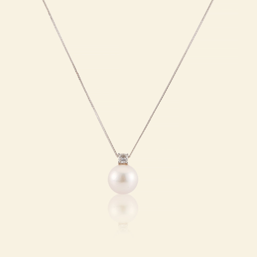 Elegant AAAA Freshwater Pearl Pendant Necklace for Women - Perfect for Weddings, Parties & Everyday Wear