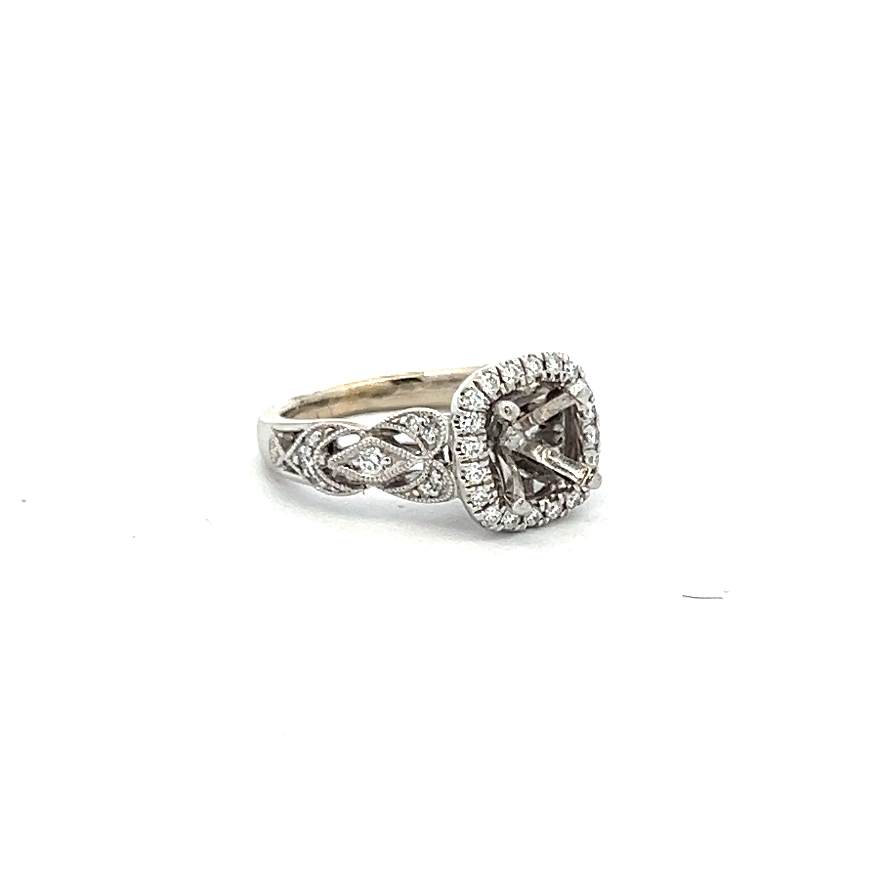 0.20 Carat Round Brilliant I VS1 Diamond Engagement Ring in 14K White Gold - Perfect for Proposals, Weddings & Anniversary Gifts