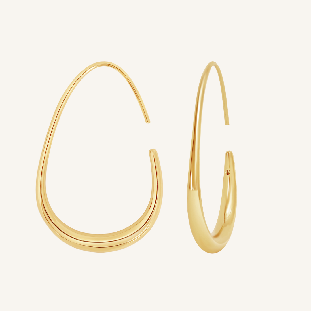 Tate Hoops - Stylish and Durable Fashion Earrings for Women | Perfect for Parties, Weddings, and Everyday Wear