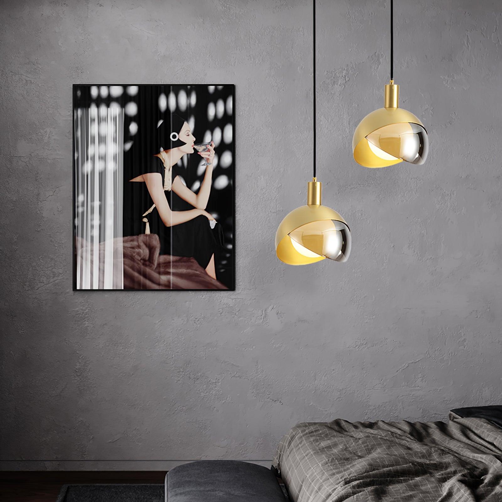 Blonche Modern Pendant Light - Elegant Hanging Lamp for Dining Room, Kitchen Island, Bedroom & Living Room Decor - Stylish Ceiling Lighting Fixture