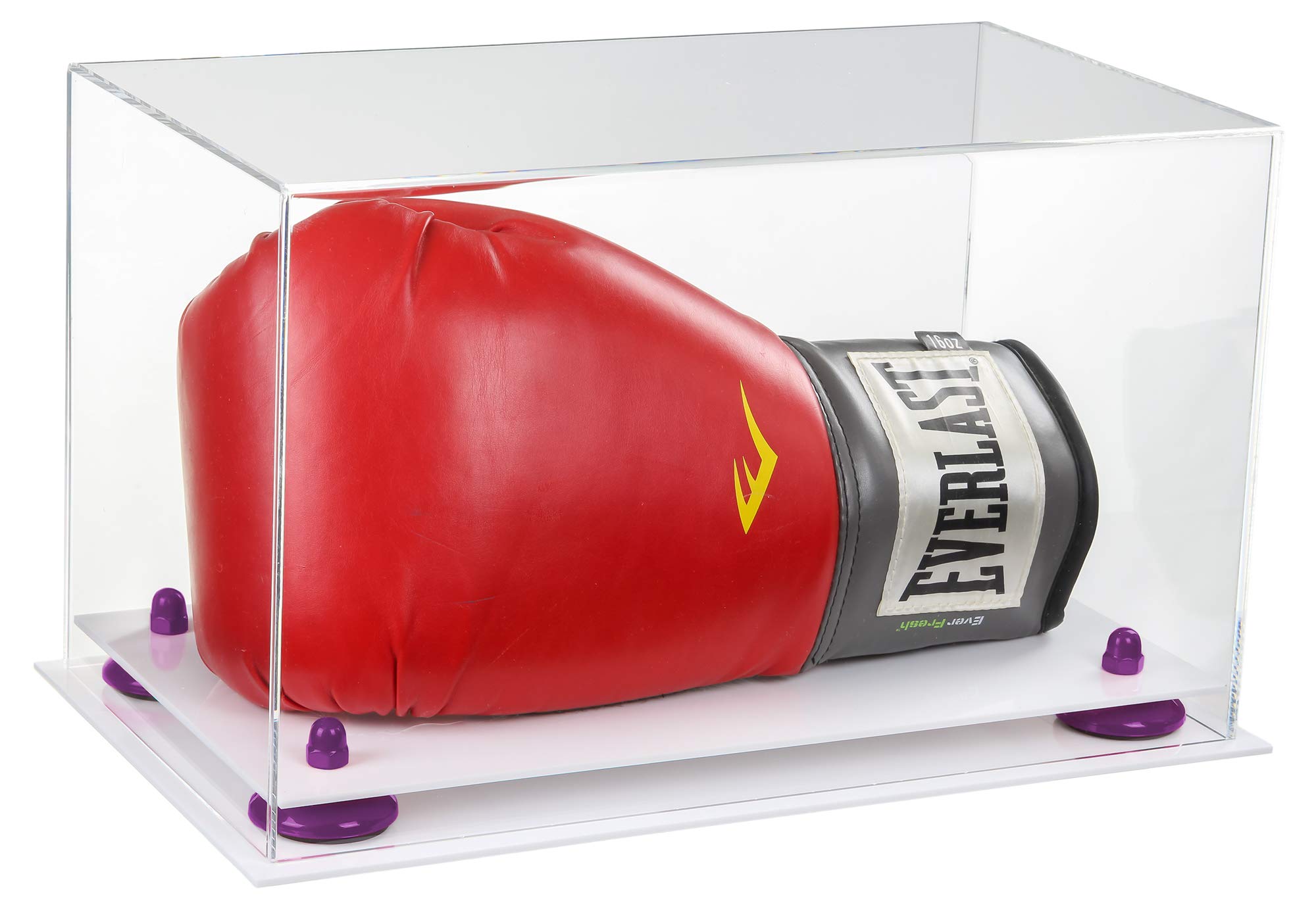 Premium Acrylic Boxing Glove Display Case - Clear Full-Size Protective Showcase for Collectibles & Memorabilia - Perfect for Sports Bars, Man Caves & Trophy Rooms