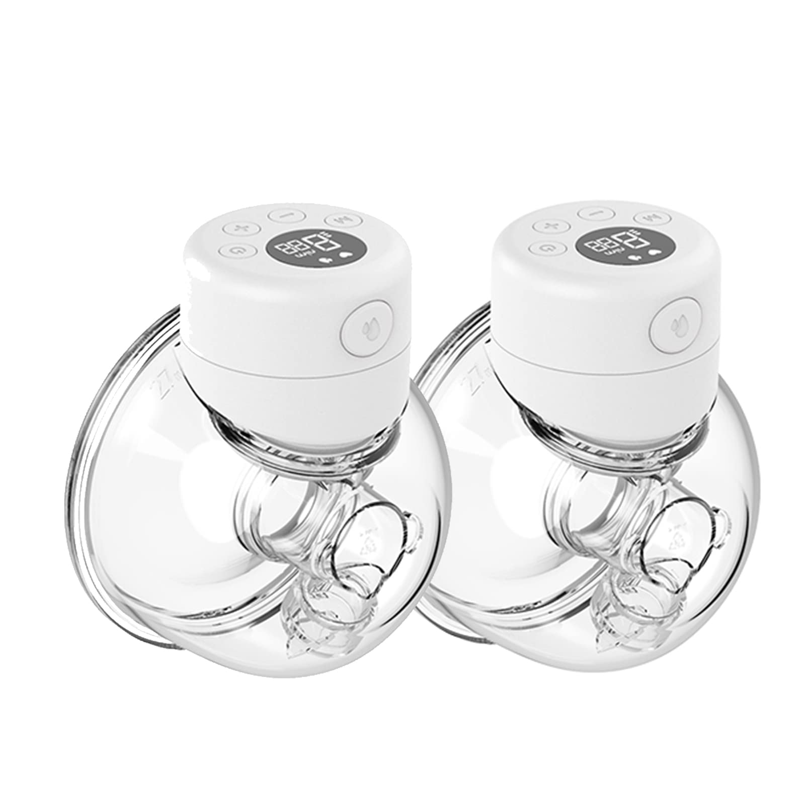 SINLEISI 24mm Hands Free Breast Pump Accessories (2 Pack) - Perfect for On-the-Go Moms, Work, Travel & Multi-Tasking