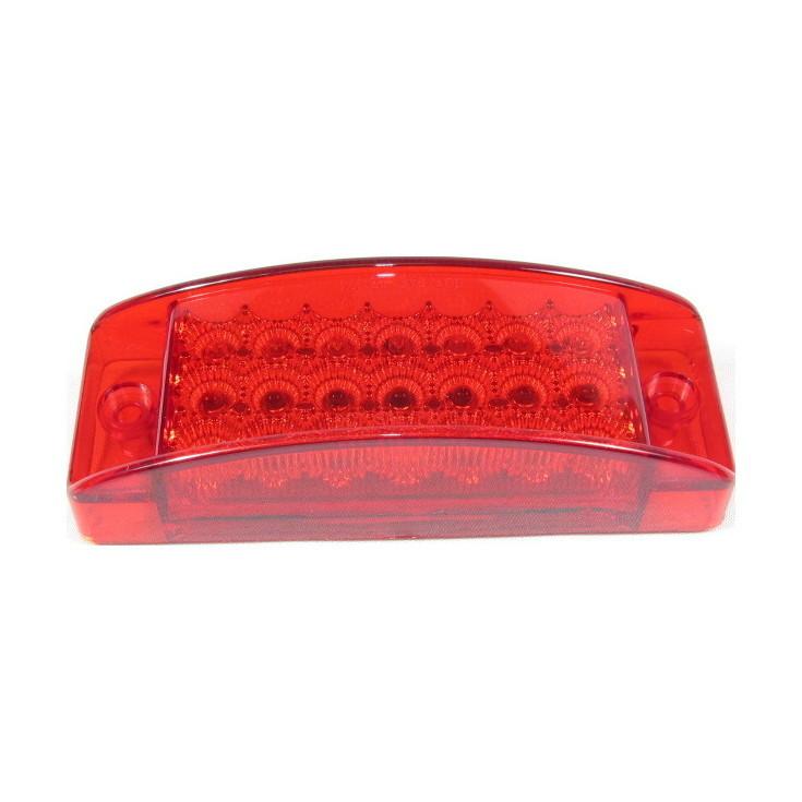 FortPro 5 13/16 x 2 1/16 Inch Ultra-Bright LED Rectangular Marker Light - 20 High-Power LEDs for Trucks, Trailers, Boats & Emergency Vehicles - Durable Waterproof Design for Outdoor & Off-Road Use