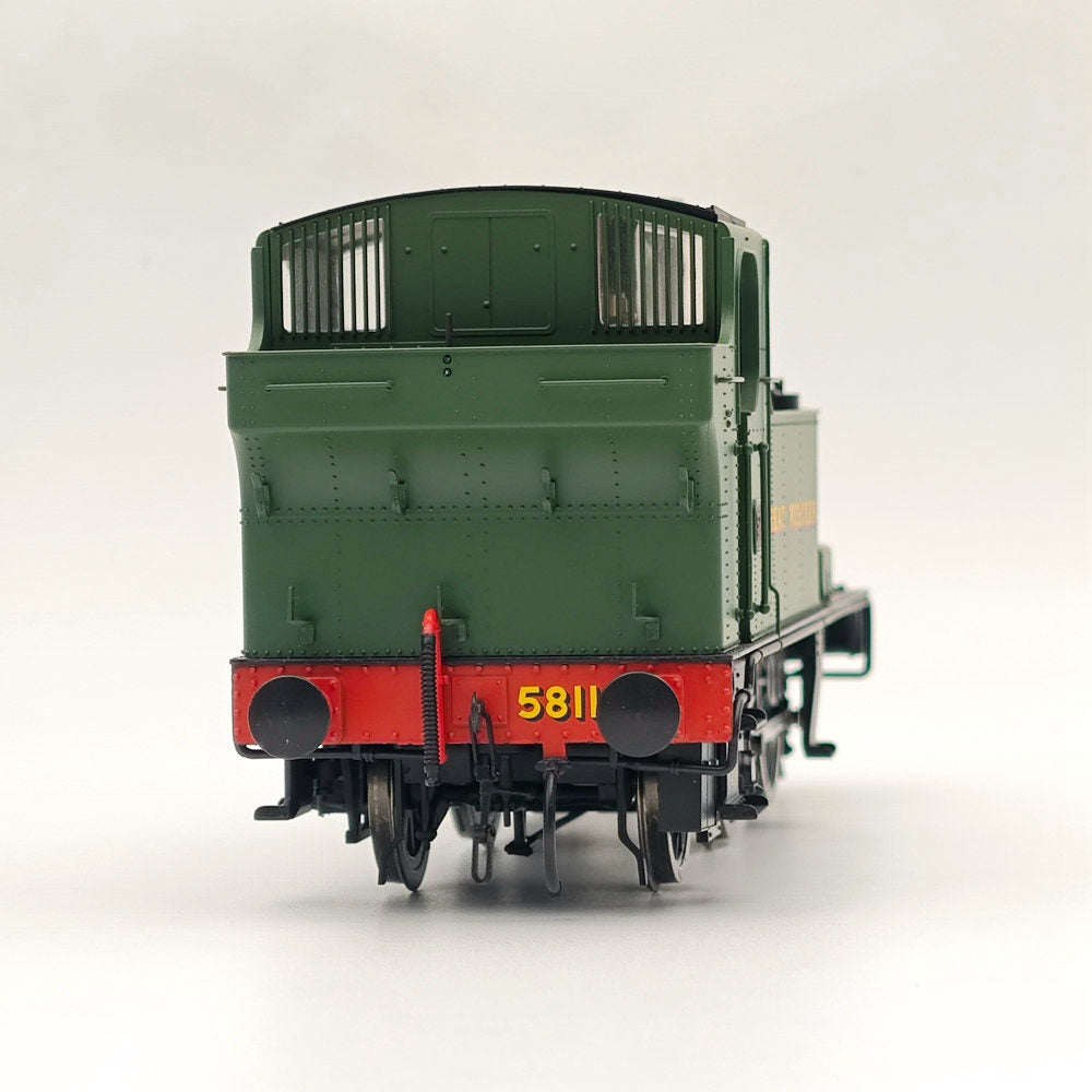 Dapol 7s 006 050 O Gauge 58xx Class Great Western Green 5811 21DCC Model Train Locomotive - Perfect for Collectors & Railway Enthusiasts