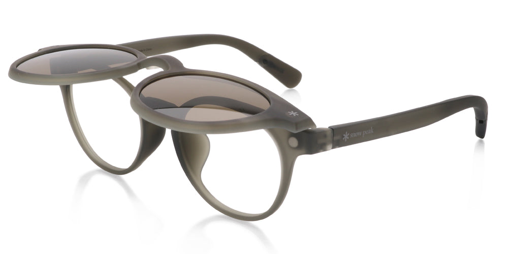 JINS x Snow Peak JINS Switch 195 28 - Stylish & Durable Sunglasses for Outdoor Adventures, Hiking, and Travel