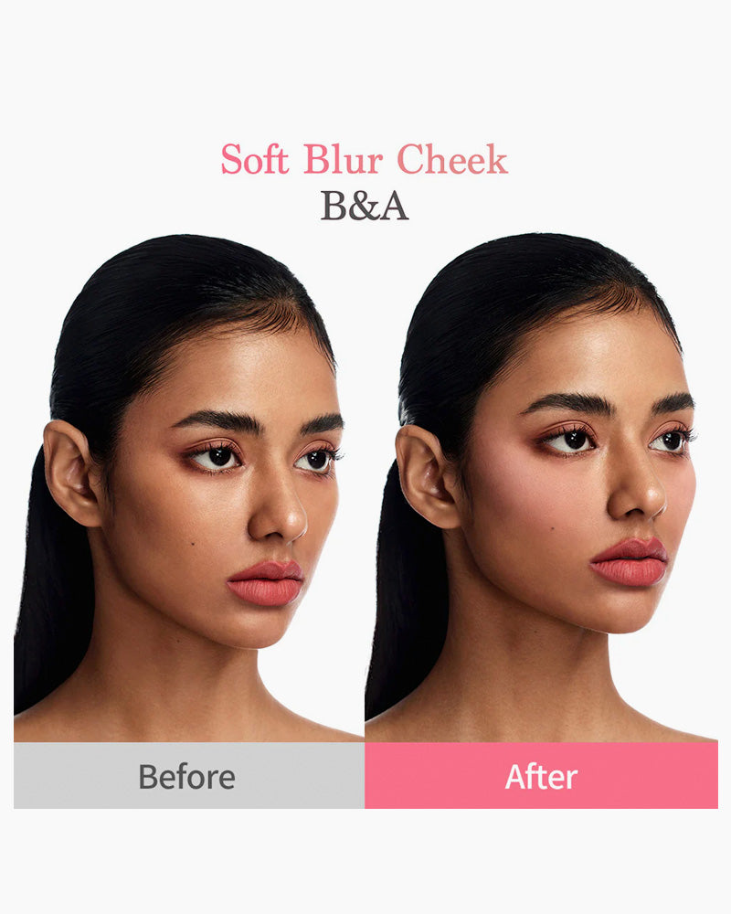 Dasique Soft Blur Cheek - Natural-Looking Blush for a Flawless Makeup Look | Perfect for Everyday Wear & Special Occasions