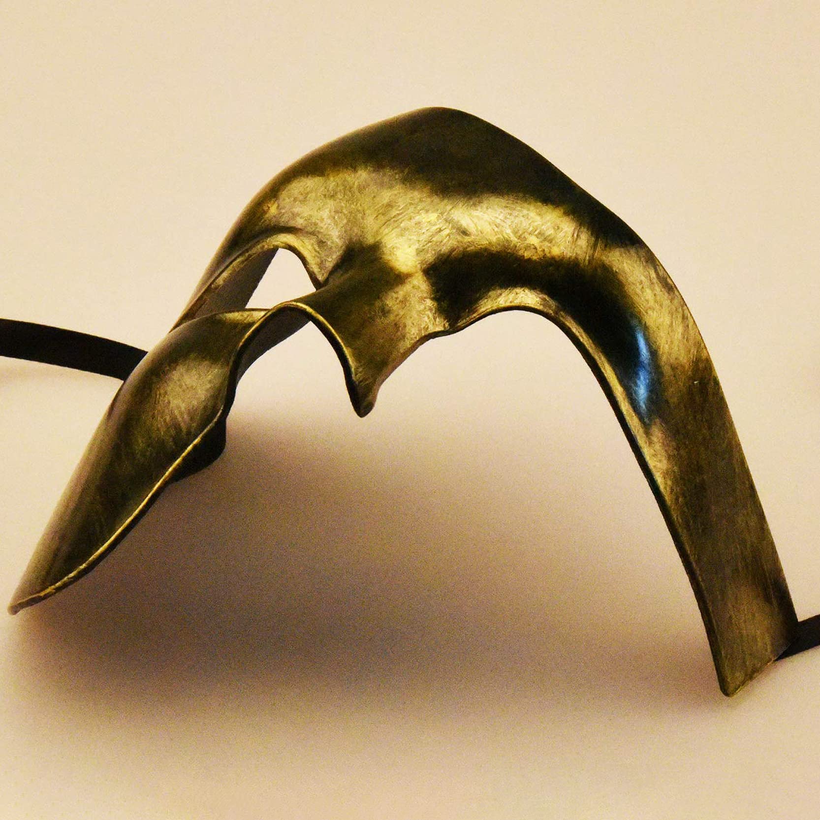 KEFAN Men's Masquerade Mask - Phantom of The Opera Style Half Face Mask for Halloween, Cosplay, and Costume Parties