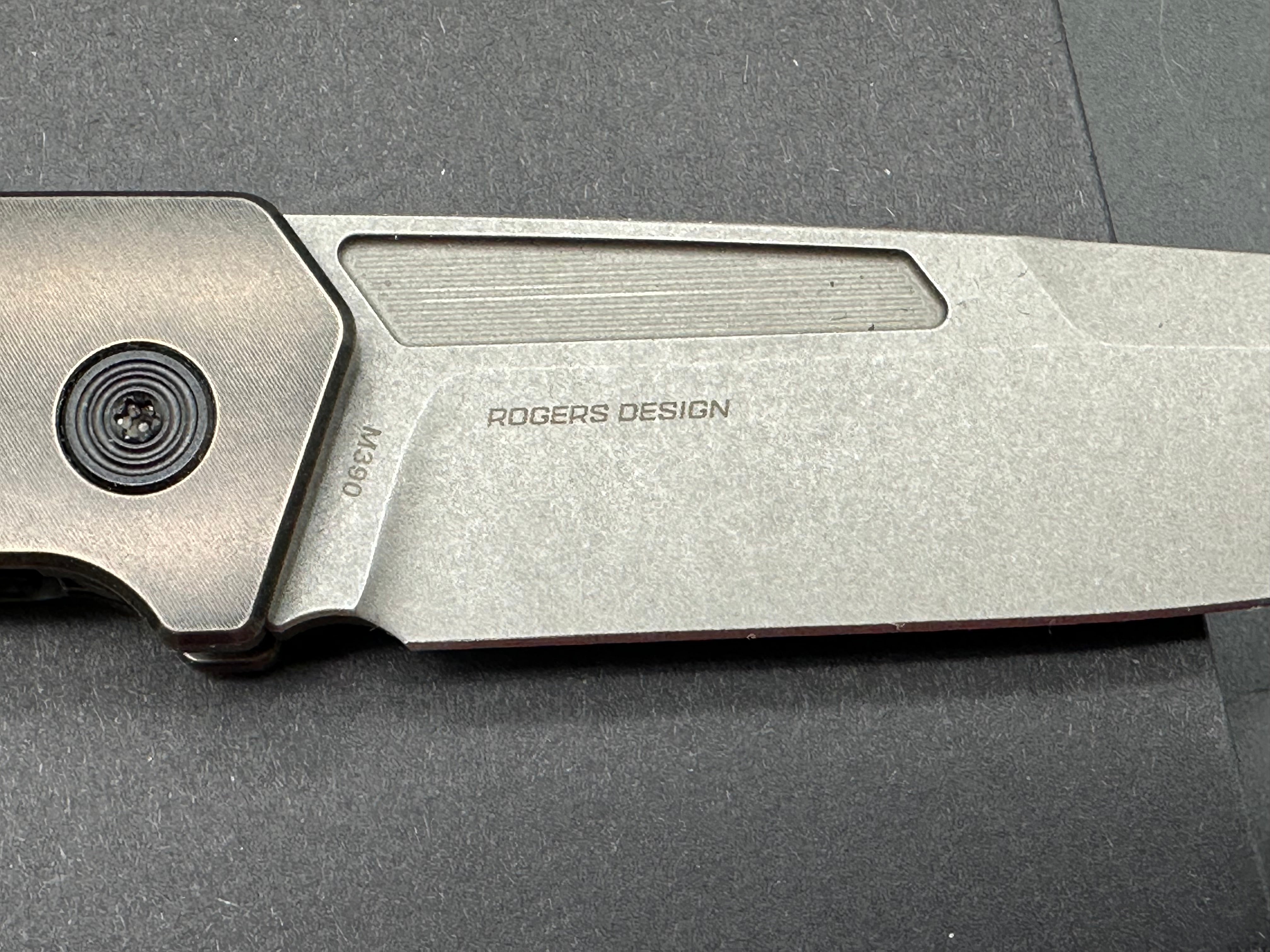 Premium Richard Rogers Knives X Mid - High-Quality Folding Pocket Knife for EDC, Camping & Outdoor Adventures - Durable Stainless Steel Blade & Ergonomic Handle