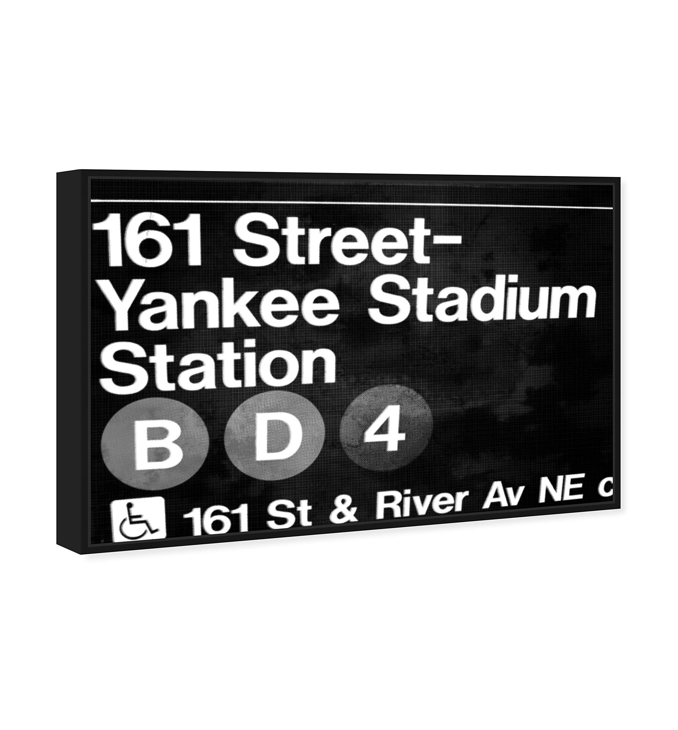 Yankee Stadium Framed Wall Art Canvas Print - New York City Skyline Decor for Home & Office | Perfect Gift for Baseball Fans & Sports Enthusiasts