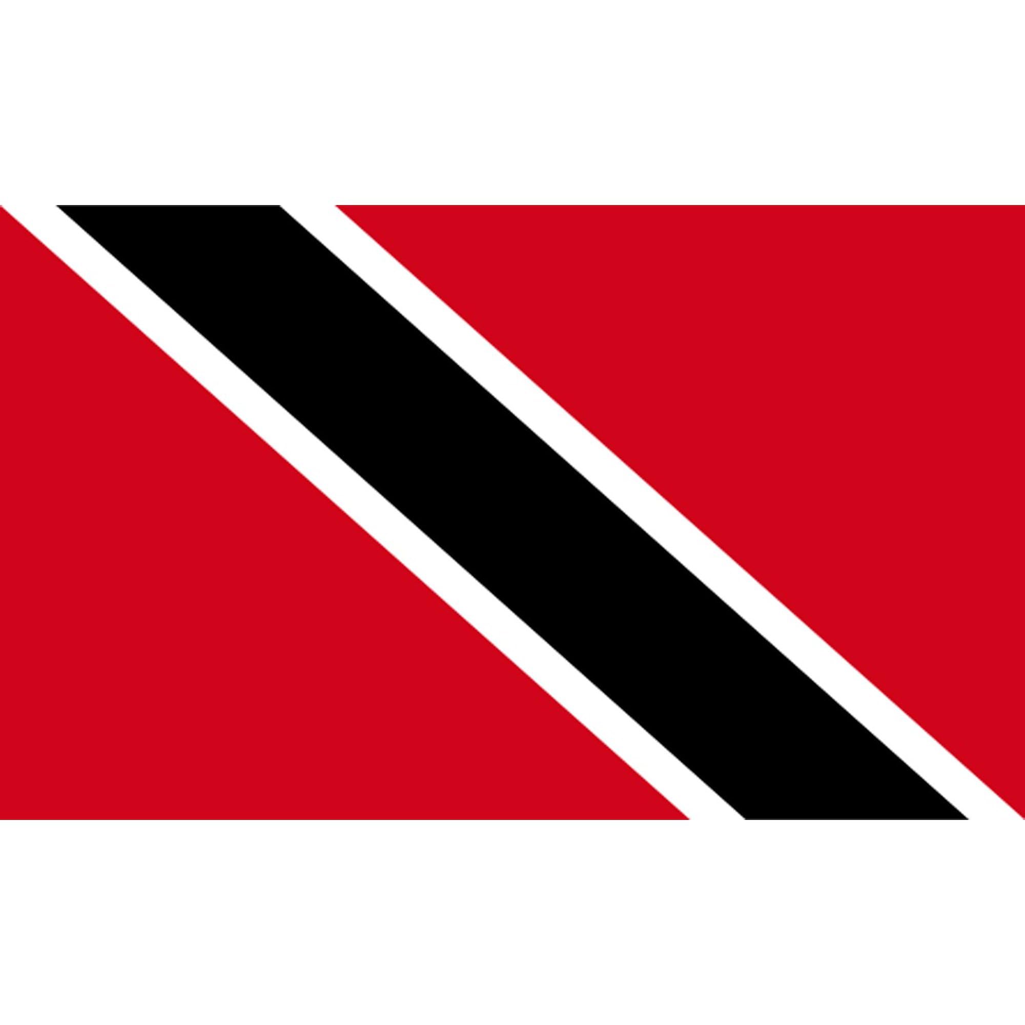 Flag of Trinidad and Tobago Rectangle Sticker - Durable Bumper Sticker & Car Decal for Cars, Laptops, Windows - Show National Pride Anywhere