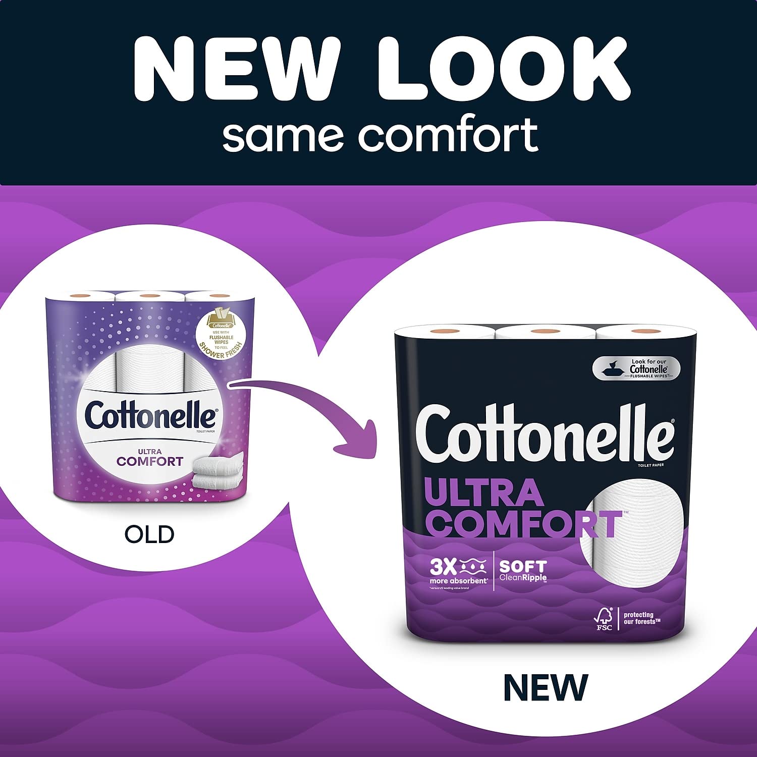 Cottonelle Ultra ComfortCare Toilet Paper - 6 Mega Rolls (Equals 24 Regular Rolls) | Ultra Soft Bath Tissue for Sensitive Skin | Perfect for Home, Office & RV Use