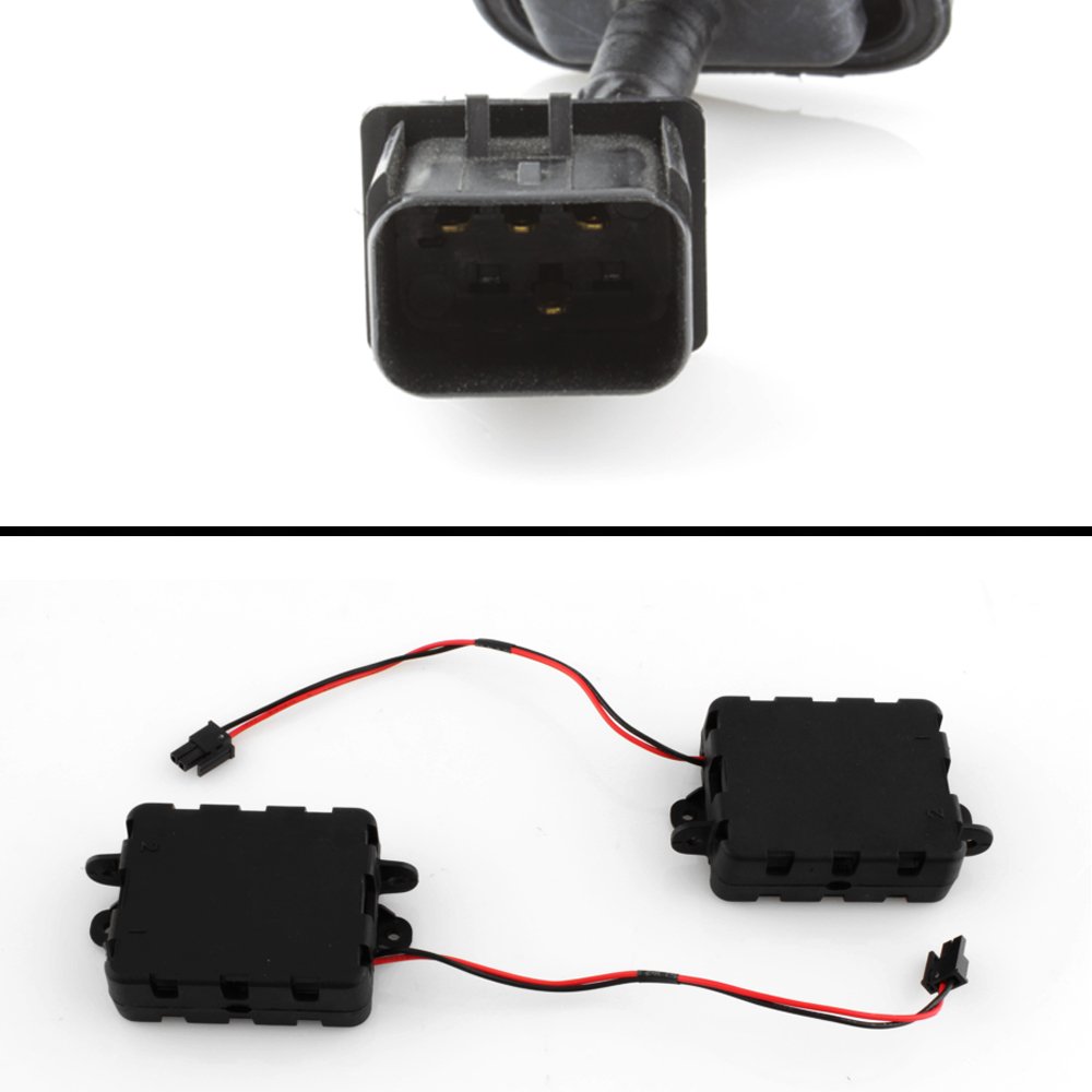 AKKON Smoked Black LED Tail Lights Replacement for 2006-2008 Dodge Charger LX - Left & Right Brake Lamps - Enhanced Visibility & Style for Night Driving and Car Customization