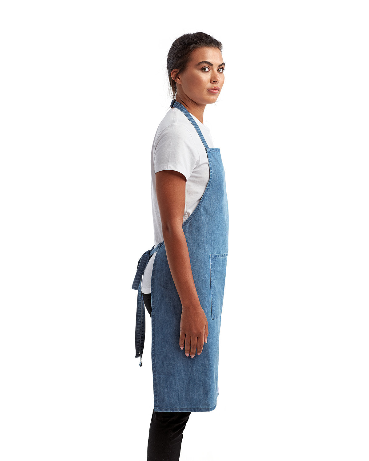 Reprime RP154 Unisex 'Colours' Recycled Bib Apron with Pocket - Eco-Friendly Kitchen Apron for Cooking, Baking & Grilling - Durable Work Apron for Chefs, Artists & DIY Enthusiasts