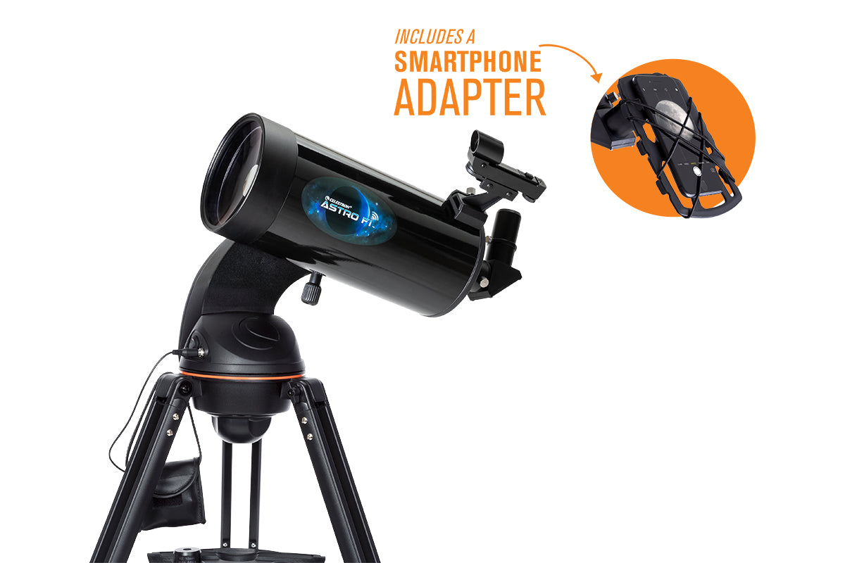 Astro Fi 127mm Maksutov-Cassegrain Telescope - WiFi Enabled Smart Telescope for Stargazing, Astrophotography & Celestial Observation | Perfect for Beginners & Astronomy Enthusiasts