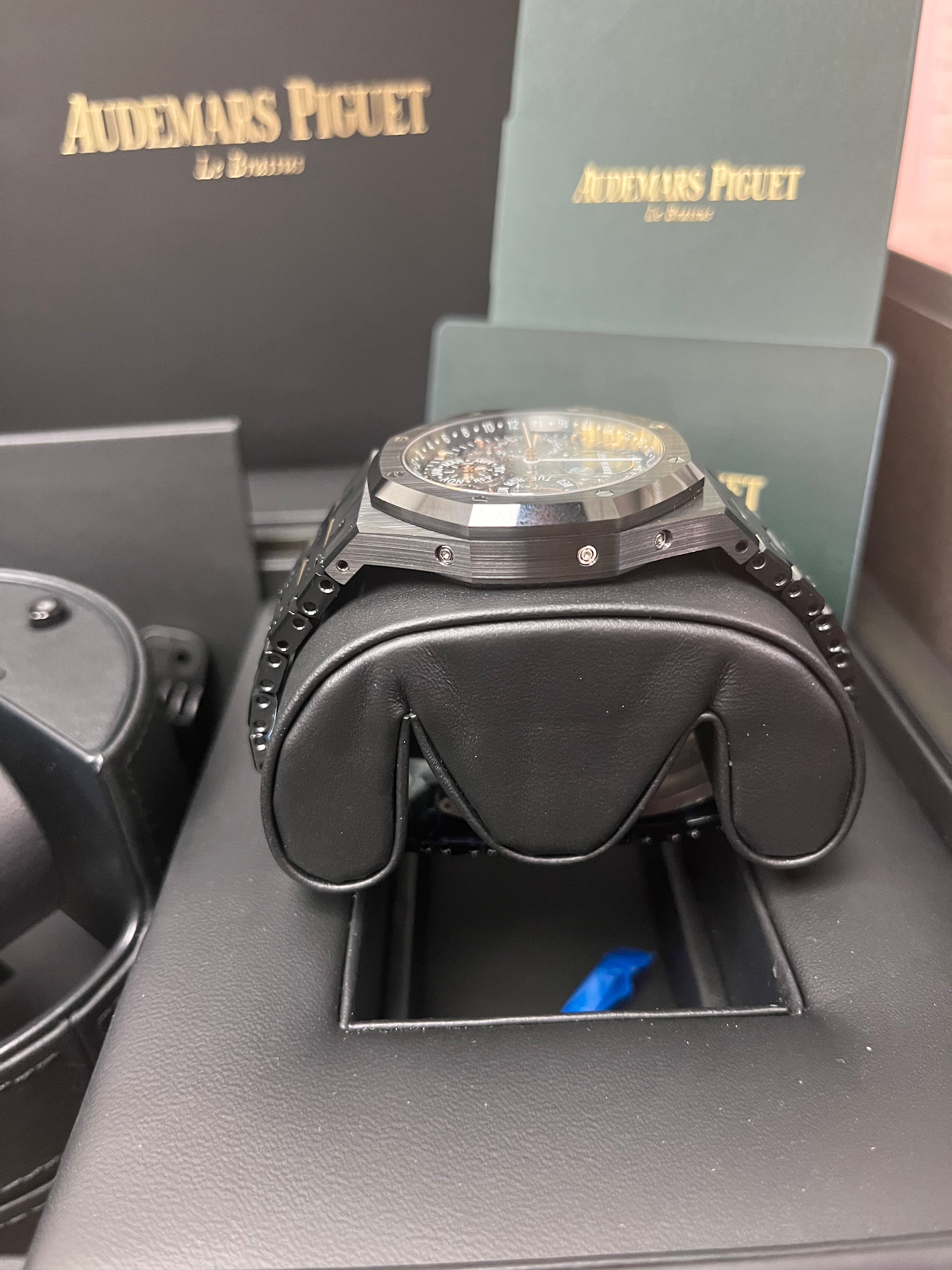 Audemars Piguet Royal Oak Perpetual Calendar Openworked Skeleton Watch Ref# 26585CE.OO.1225CE.01 - Luxury Swiss Automatic Men's Timepiece for Business, Gala & Collector's Showcase
