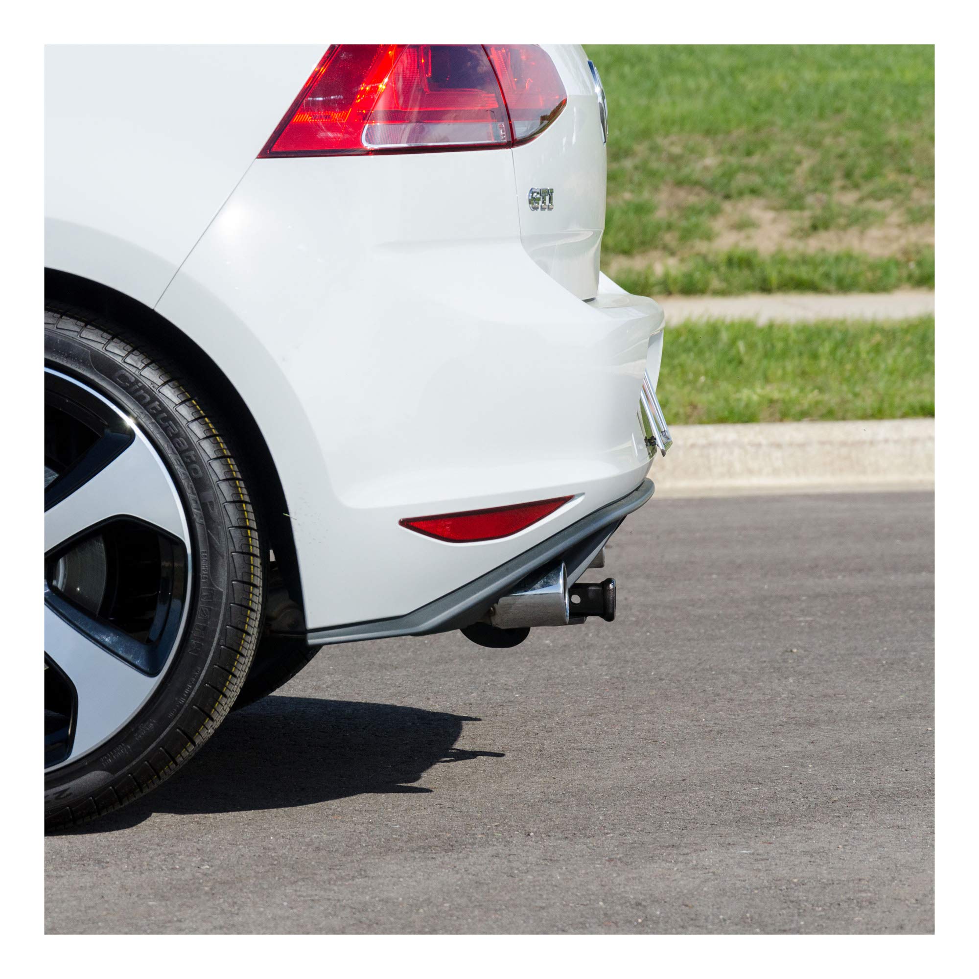 CURT 11412 Class 1 Trailer Hitch 1-1/4 Inch Receiver for Volkswagen Golf & GTI - Black | Towing Bike Rack & Cargo Carrier | Perfect for Camping, Road Trips & Outdoor Adventures