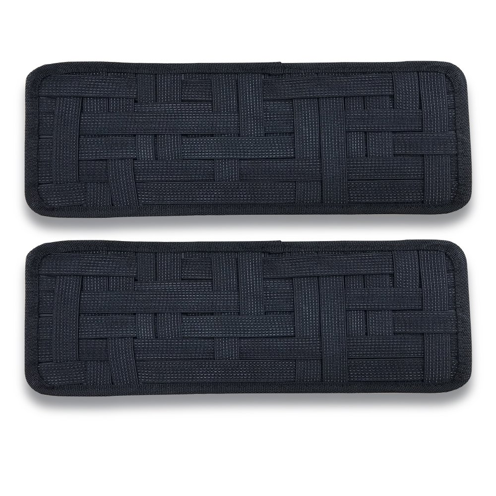 SourceTon 2 Pack Car Sun Visor Organizer - Anti-Slip Elastic Woven Storage Board for Sunglasses, Parking Tickets & Fuel Cards | Perfect for Road Trips & Daily Commute