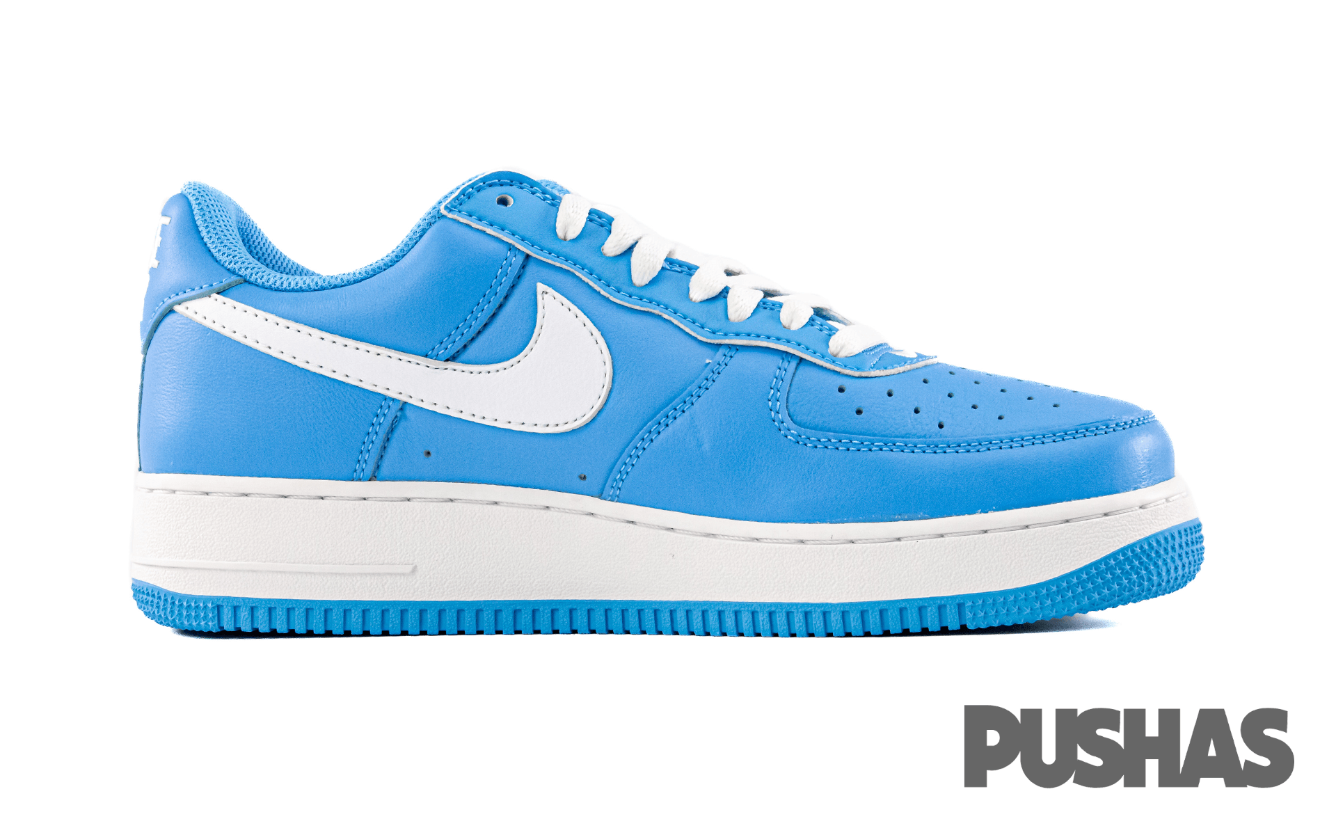 Nike Air Force 1 Low '07 Retro Sneakers - University Blue Color of the Month (2022) | Men's Basketball Shoes for Casual Wear & Street Style Fashion