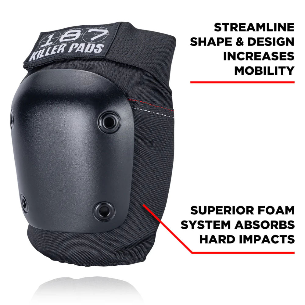 187 FLY Knee Pads - Protective Knee Guards for Skateboarding, BMX, and Motocross - Durable and Comfortable for Extreme Sports and Outdoor Activities
