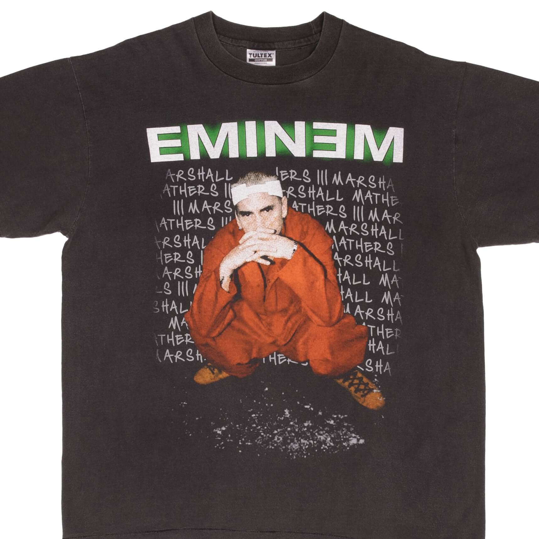 Vintage Bootleg Rap T-Shirt - Eminem Criminal Tour 2000 XL Single Stitch Tee for Hip Hop Fans & Concert Outfits