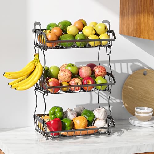Black(3 Tier Basket Top)