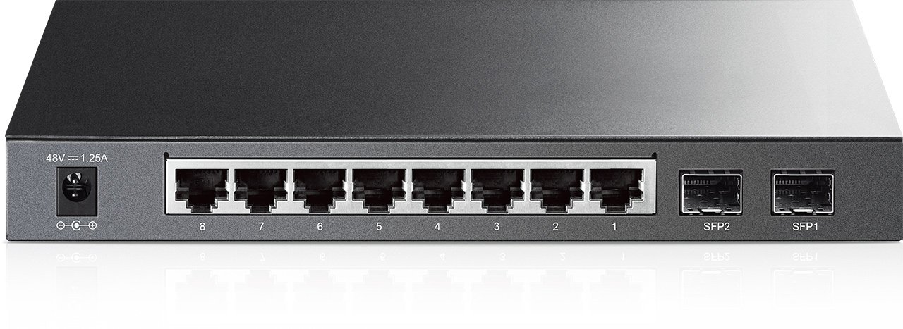 TP-Link TL-SG2210P 8-Port Gigabit PoE Switch | 1000Mbps Ethernet Network Switch with 8 PoE+ Ports | Ideal for Home Office, Small Business & Smart Home Networking