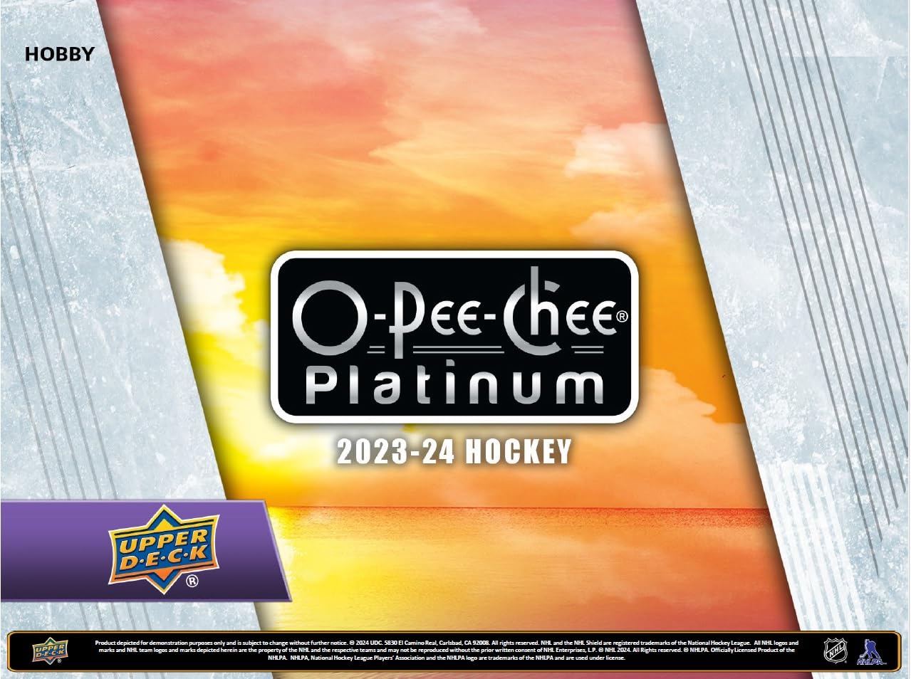2023-2024 Upper Deck O-Pee-Chee OPC Platinum Hockey Cards Hobby Box - Collectible Trading Cards for NHL Fans & Sports Memorabilia Enthusiasts