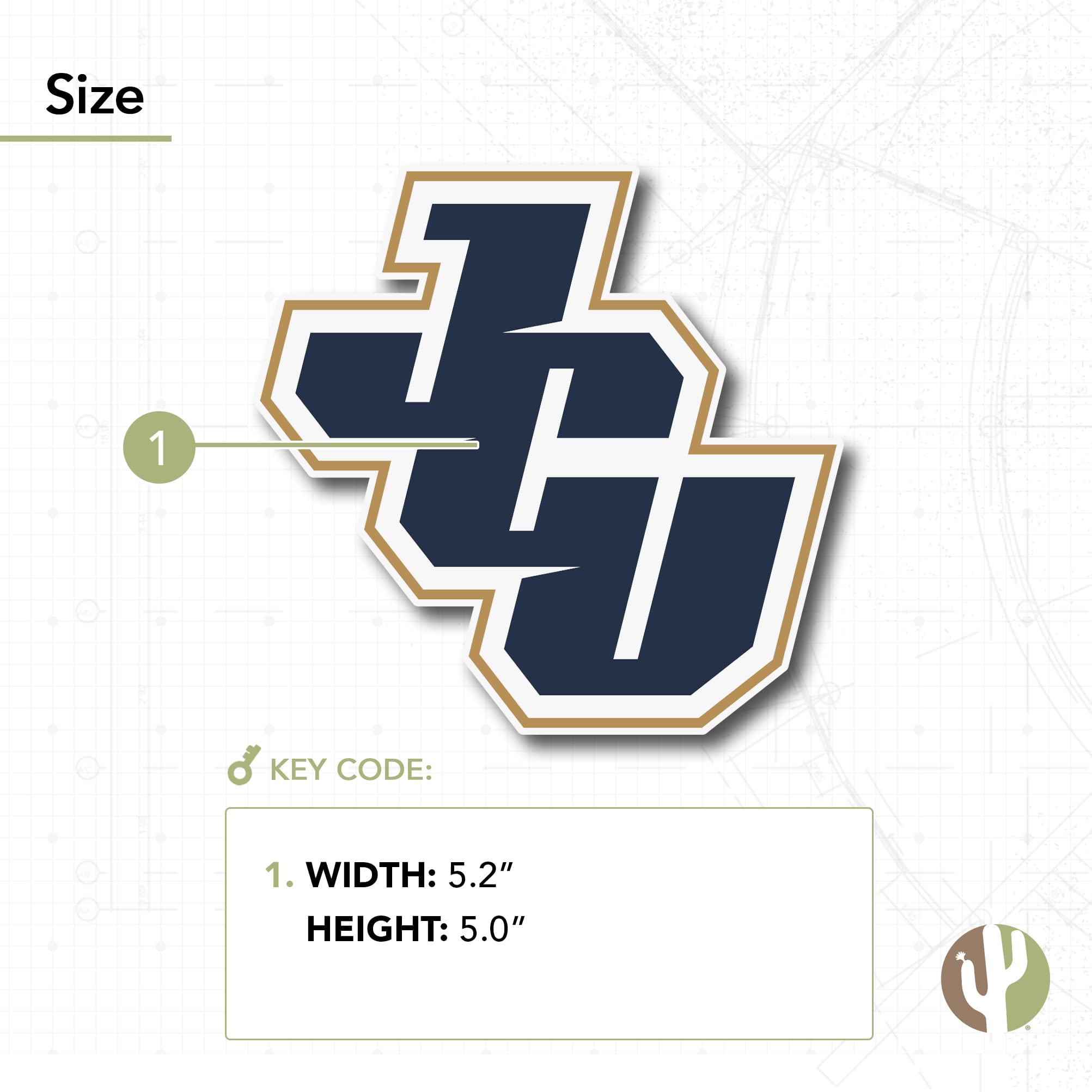 John Carroll University Vinyl Decal Sticker - Premium Laptop, Water Bottle, Car & Scrapbook Decoration - Perfect for School Spirit, College Pride & DIY Projects