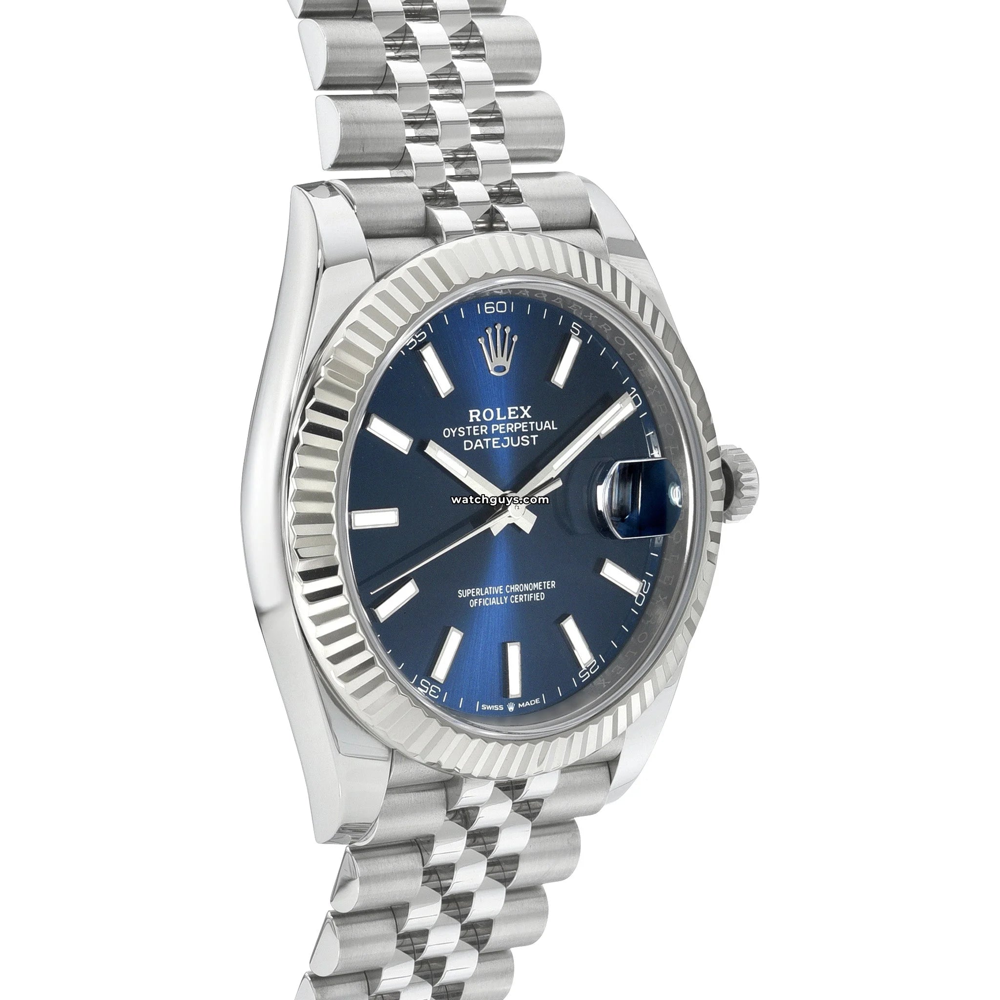Rolex Datejust 126334 Blue Jubilee Stainless Steel Watch - Luxury Men's Timepiece for Business & Formal Occasions