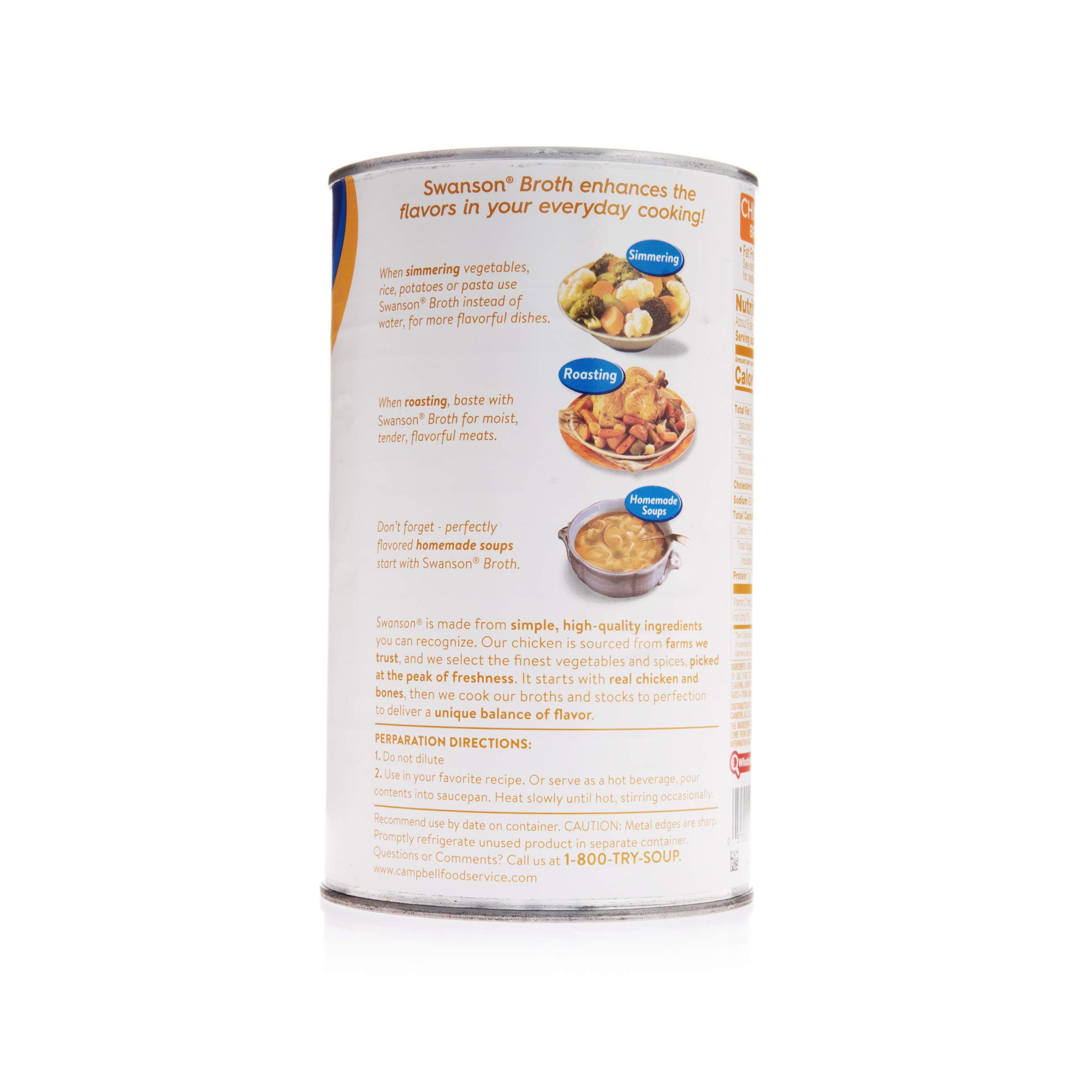Swanson's Classics Collection Chicken Broth - 99% Fat Free, Low Sodium, 49.5 Oz (Pack of 12) - Perfect for Soups, Stews, and Cooking Recipes - Healthy & Delicious Pantry Staple