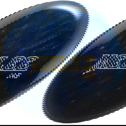 Brunswick Melee Jab Midnight Blue Bowling Ball for Men & Women - High Performance Reactive Resin Coverstock - Perfect for League Play & Tournament Bowling