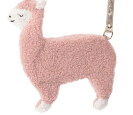 RKH Lottie Llama Crossbody Bag for Women - Cute Animal Print Purse for Everyday Use, Travel & Shopping