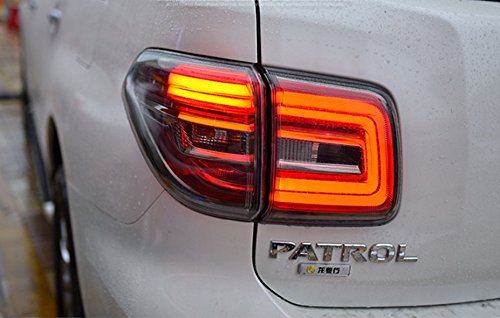 GOWE LED Taillights for Nissan Patrol Y62 (2008-2015) - DRL, Reverse, Brake & Turn Signal Lights | Waterproof Car Accessories for Off-Roading & Night Driving