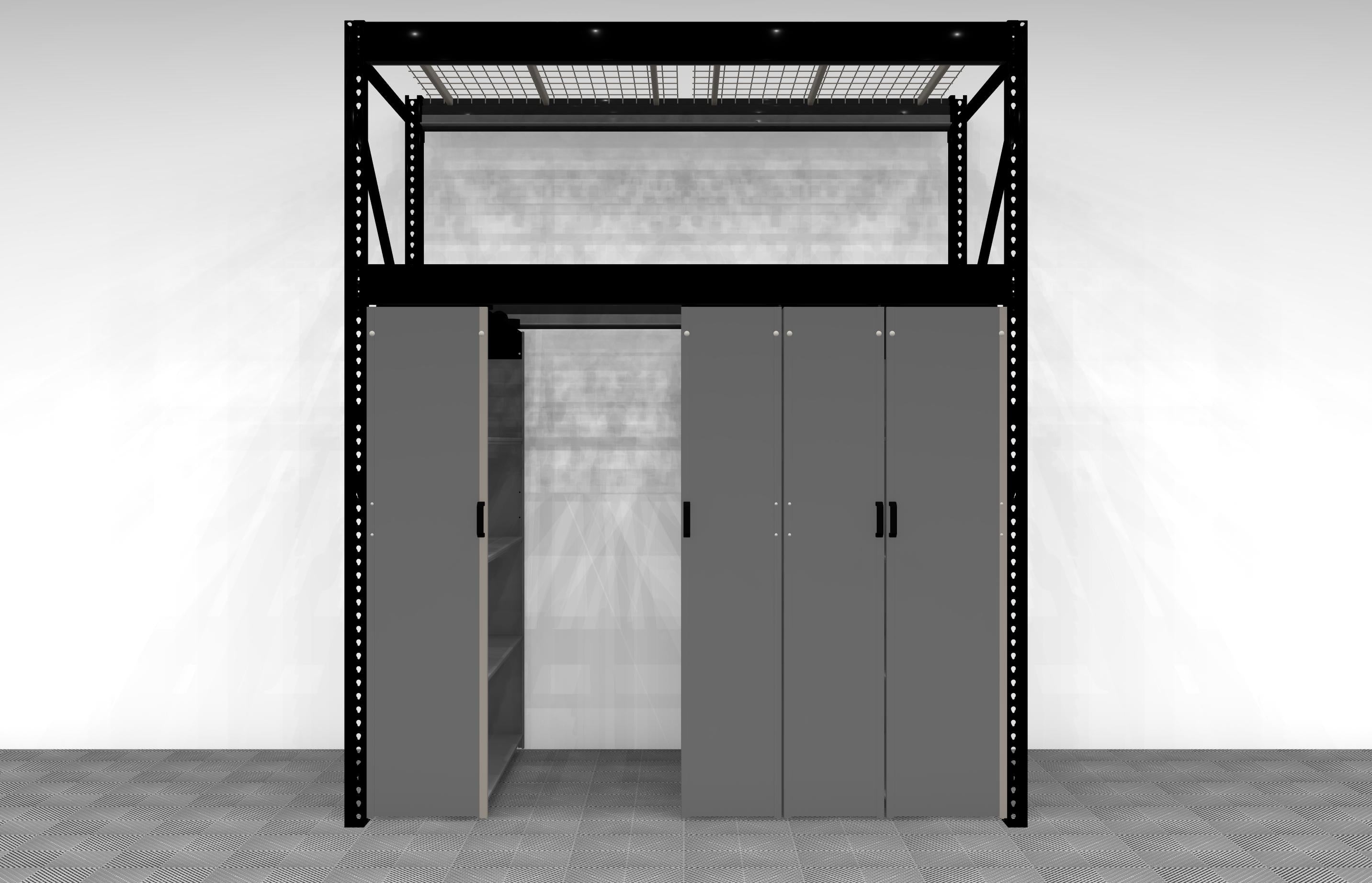 Levrack Heavy Duty Storage Shelving Units - Durable Metal Shelves for Garage, Warehouse & Home Organization