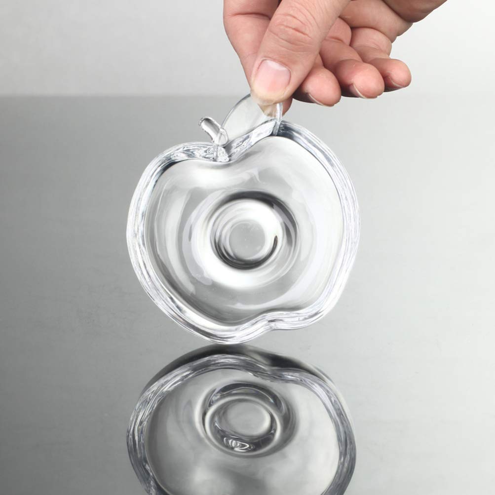 6-Piece Glass Seasoning Dishes Set - Small Dipping Bowls, Appetizer Plates, Ketchup Saucers & Mini Dessert Dishes - Perfect for Condiments, Snacks, Sushi Soy Sauce, and Party Serving