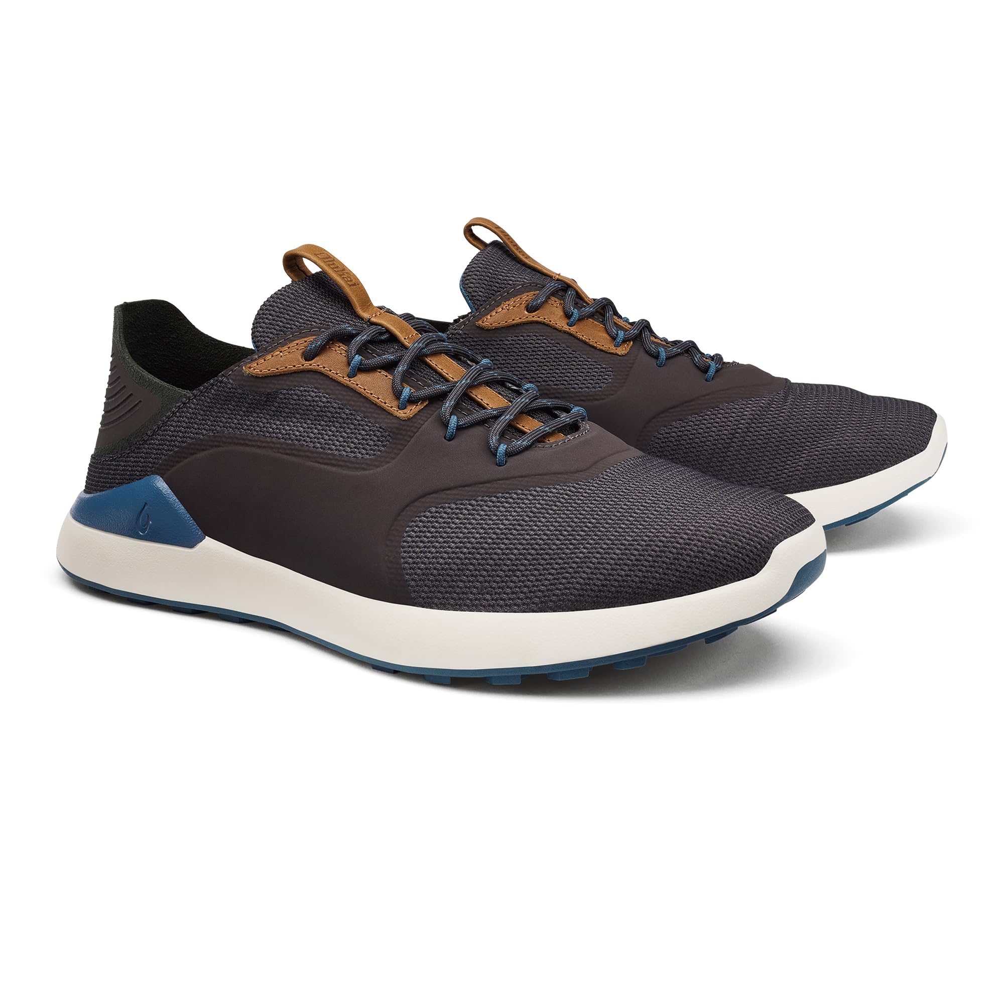 OLUKAI Ka'anapali Men's Spikeless Golf Shoes - Waterproof & Stain-Resistant Mesh, Lightweight Comfort Footbed for All-Day Wear | Perfect for Golfing, Walking & Casual Outings