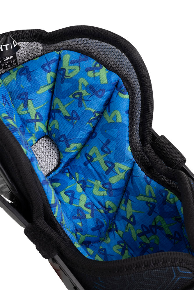 Bauer X 2024 Junior Ice Hockey Shin Guards - Youth Protective Gear for Ice Skating & Hockey Practice - Perfect for Kids' Training & Games