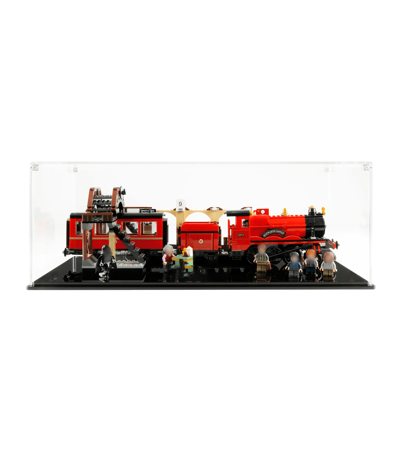 Lego Hogwarts Express 75955 Display Case - Premium Acrylic Showcase for Collectible Train Set - Perfect for Home Decor, Office Display & Gift for Harry Potter Fans