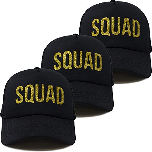 Three Squads - Gold Lettering