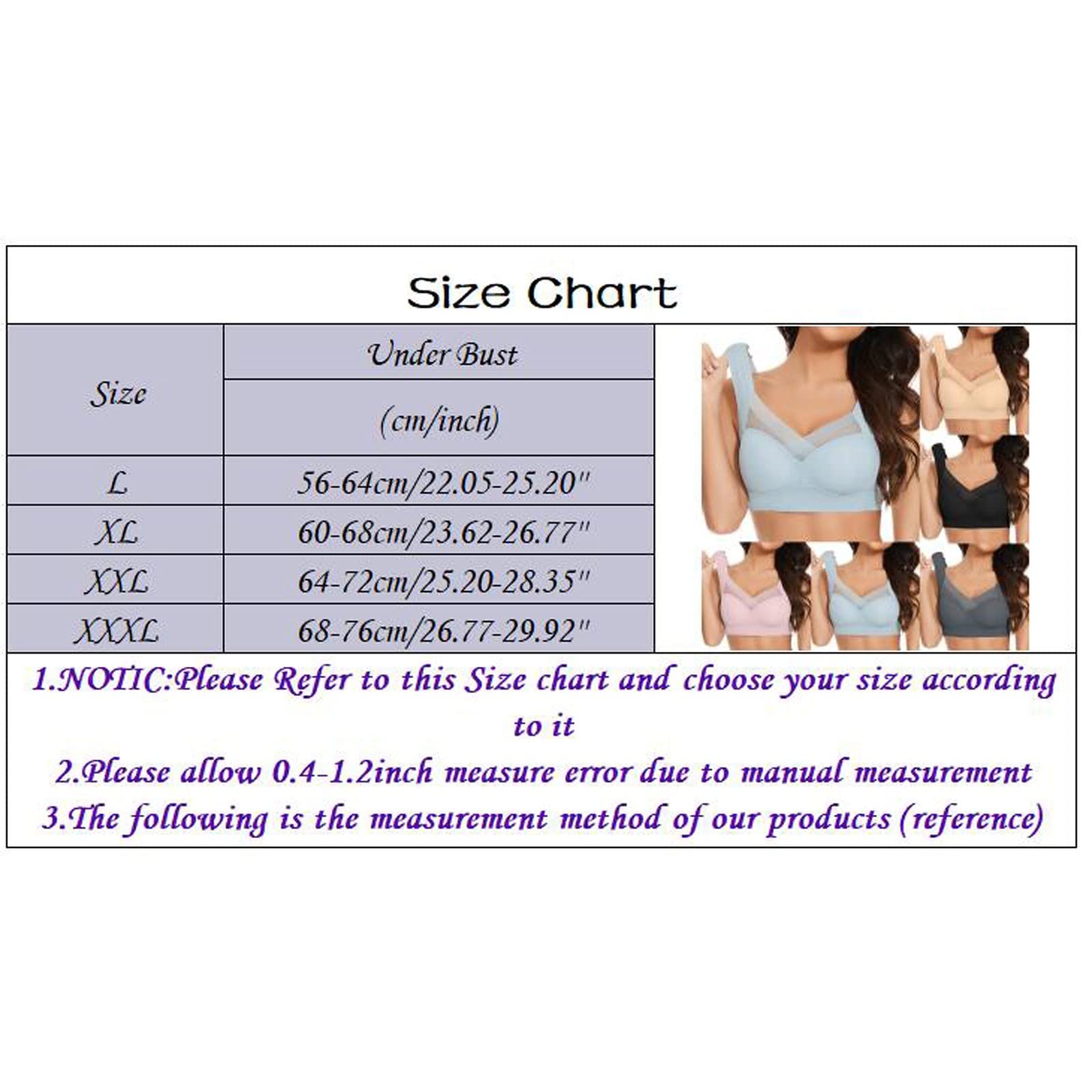 Wirefree Bras for Women - Seamless No Underwire Comfortable Padded Bralette with Full Coverage & Push Up Support | Perfect for Yoga, Workout & Everyday Wear