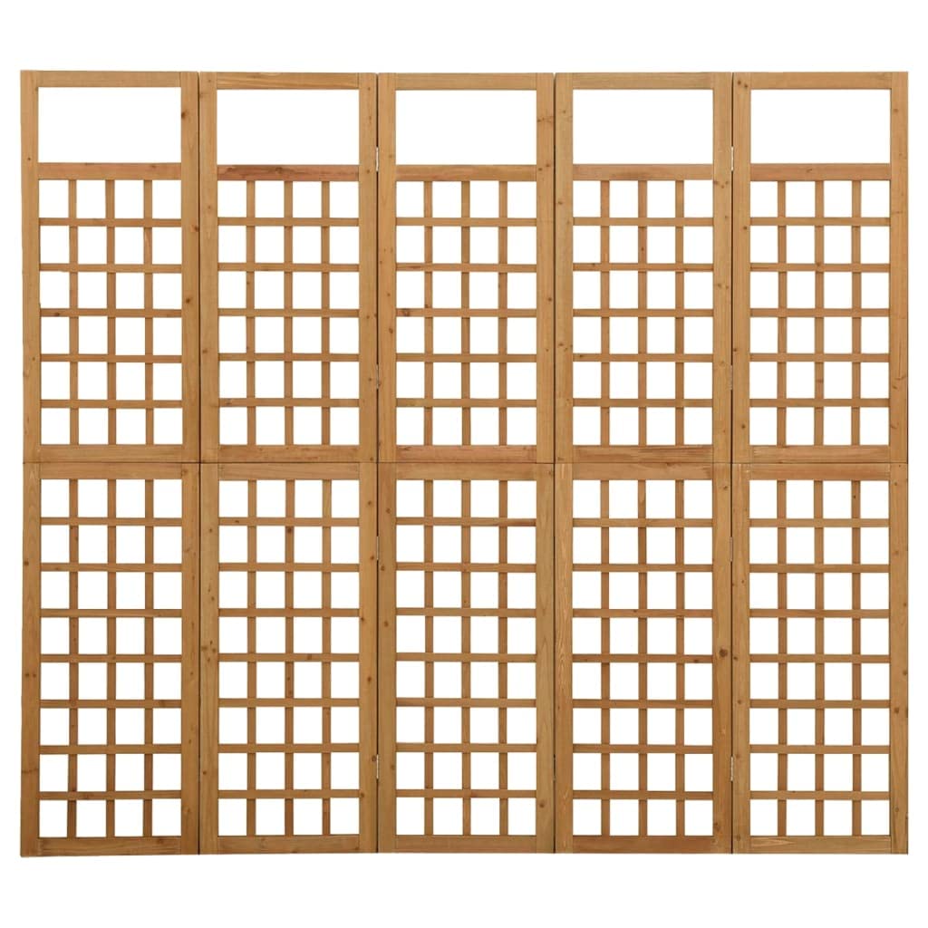 5-Panel Folding Room Divider - 79.3