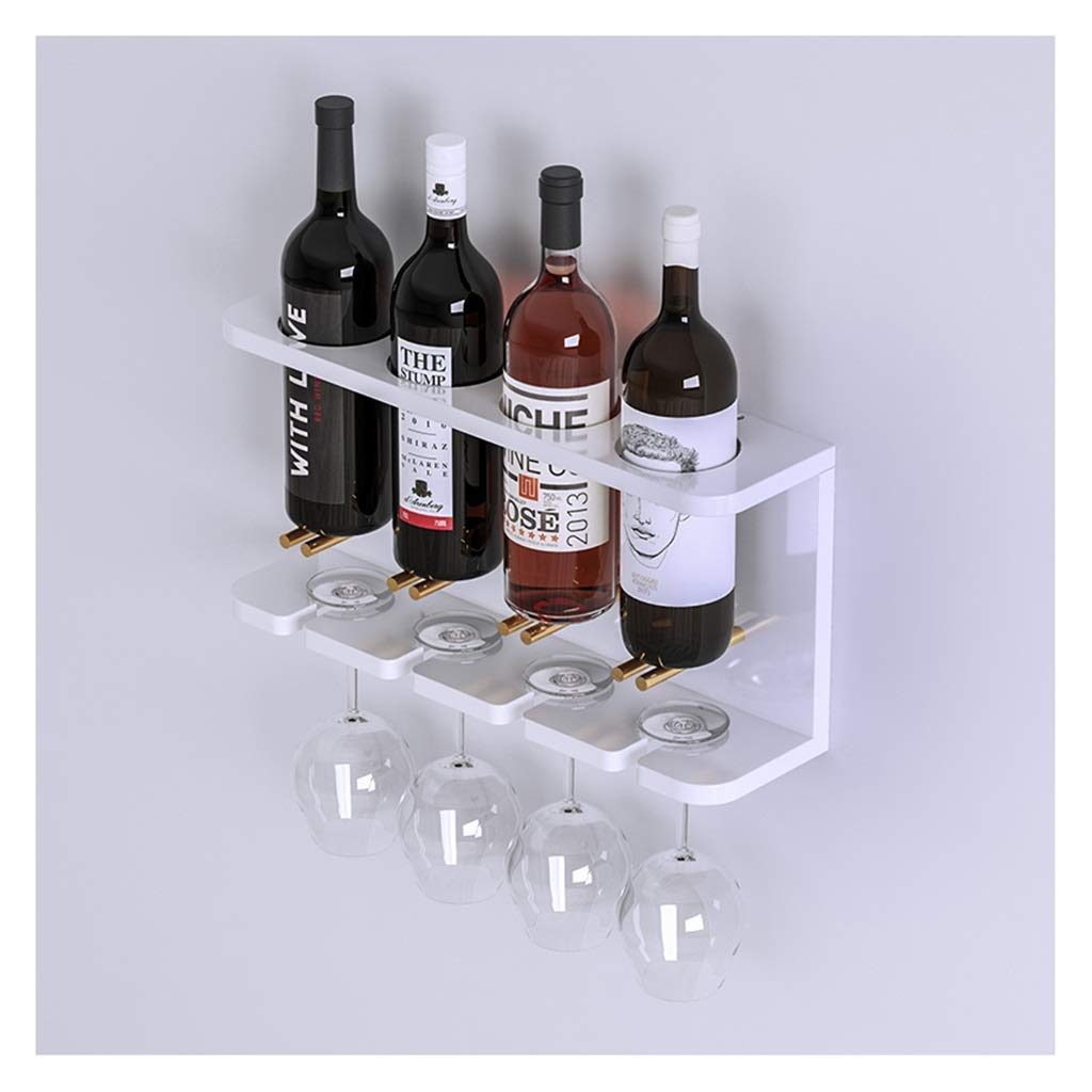 Luxury Wall Mount Wine Rack - Stylish Hanging Shelf for Living Room & Restaurant Decor