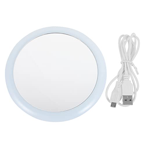 FOMIYES LED Vanity Mirror with Lights - USB Rechargeable Makeup Mirror for Desktop, Travel & Home Use - Perfect for Makeup, Skincare & Hair Styling