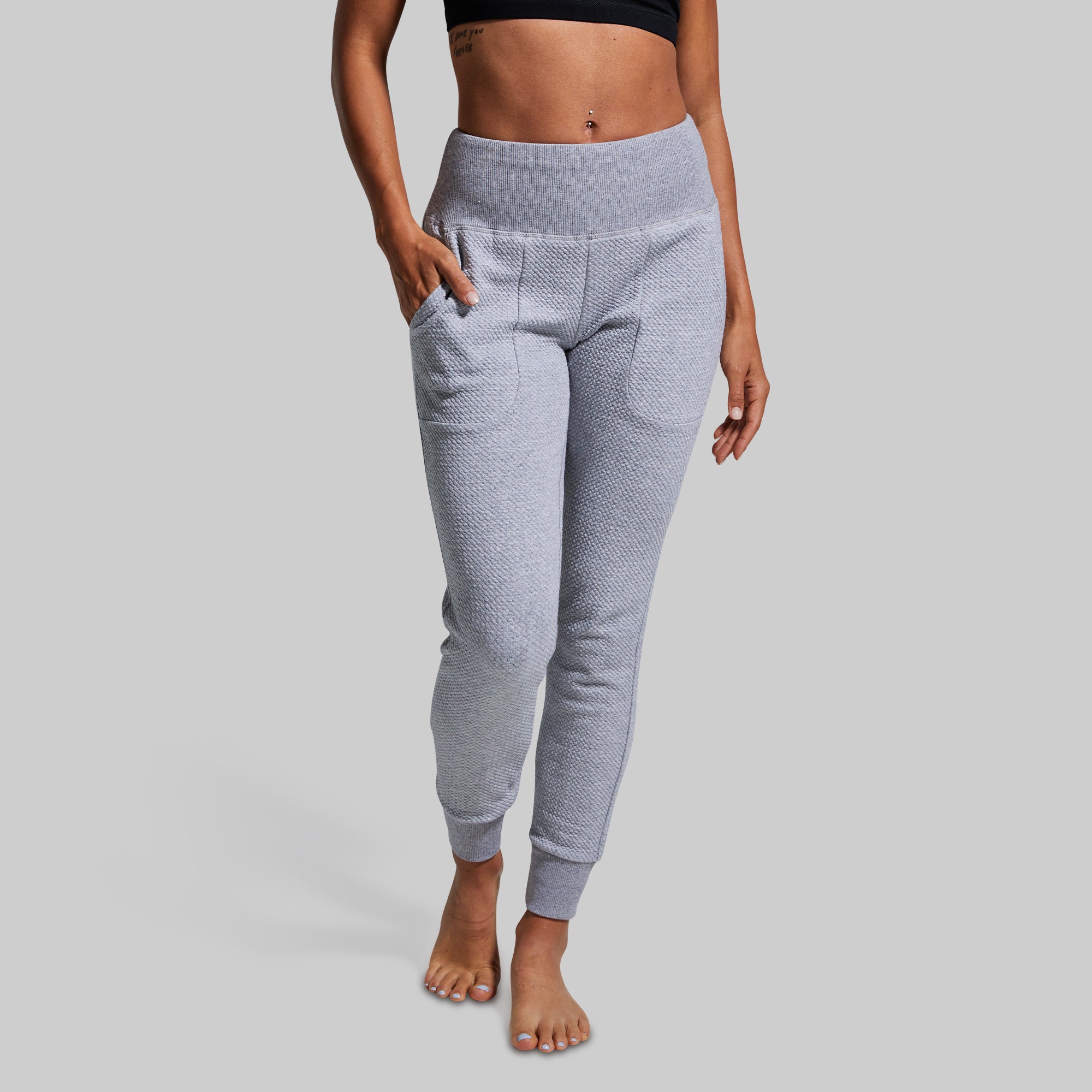 Women's Cloud Jogger Set - Soft Lounge Pants & Hoodie Outfit in Paloma Grey | Comfortable Athleisure Wear for Yoga, Running & Casual Loungewear