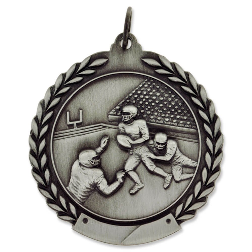 Custom Football Medals for Awards - Bulk & Single Order Options - Perfect for Tournaments, Trophies & Player Recognition