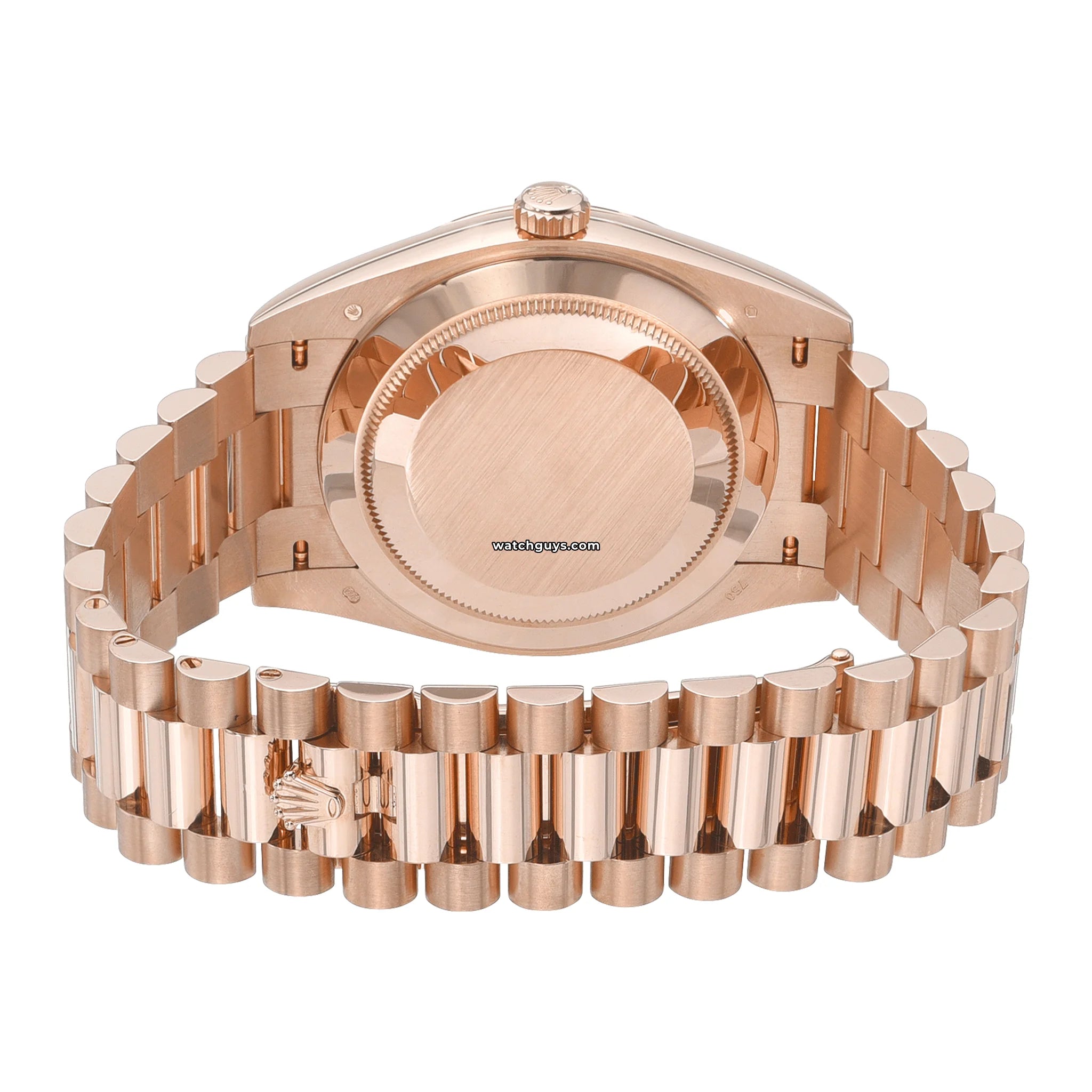 Rolex Day Date 228235 18K Rose Gold Sundust Diamond Dial Men's Watch - Luxury Timepiece for Business & Formal Occasions